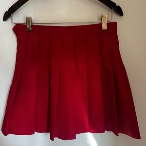SOLD 
Los Angeles Apparel Red Tennis Skirt
